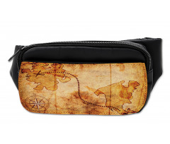 Treasure Map Compass Bumbag