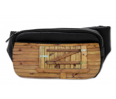 Grunge Wooden Shutters Bumbag