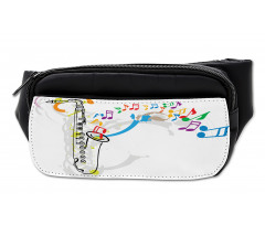 Festival Music Notes Bumbag