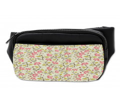 Bridal Flower Patterns Bumbag