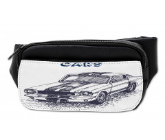 Sports Car Grunge Bumbag