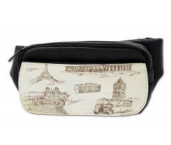 Travel over Europe Bumbag