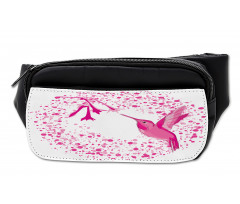 Hummingbird Flower Dots Bumbag