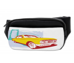 Old Car Grunge Artwork Bumbag