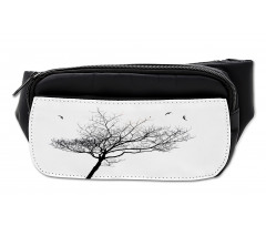 Tree Flying Birds Bumbag