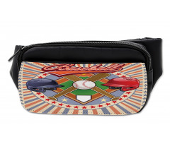 Retro Pop Art Baseball Bumbag