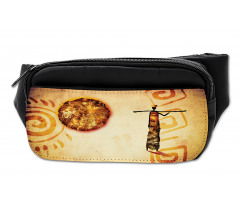 Brown Tribe Art Bumbag