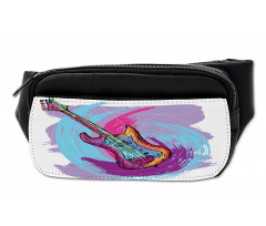 Hand Drawn Guitar Grunge Bumbag