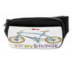 Bicycle Kids Love Words Bumbag