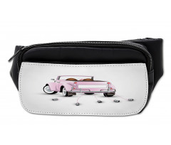 Just Married Cartoon Car Bumbag