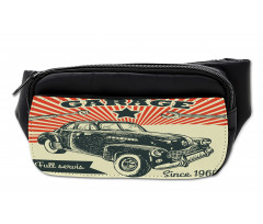 60's Retro Car Pop Art Bumbag