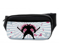 Cartoon Dark Color Samurai Bumbag