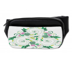 Celtic Curved Lines Art Bumbag