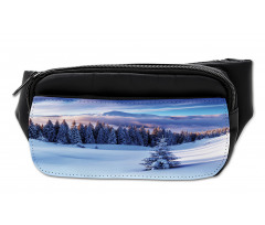 Mountain Peaks Snowy Bumbag