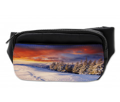 Mountains Pine Trees Bumbag