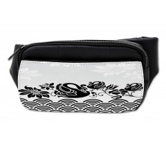 Black Swans and Flowers Bumbag