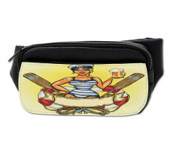 Sailor Blonde in Lifebuoy Bumbag