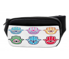 Colorful Hand Third Eye Bumbag