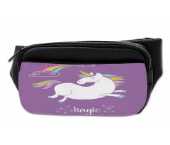 Purple Kids Rainbow Bumbag