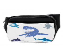 Grunge Sharks Wildlife Bumbag