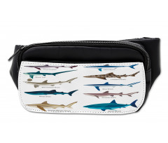 Cartoon Shark Types Wild Bumbag