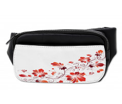 Floral Petal Ornaments Bumbag