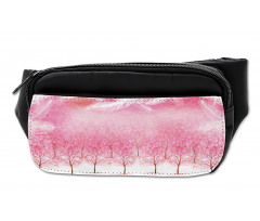 Cherry Trees Feathers Bumbag