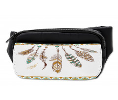 Boho Style Feather Old Bumbag