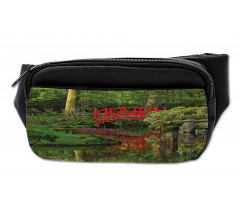 Chinese Bridge in a Forest Bumbag