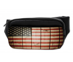 Wood Design Flag Bumbag