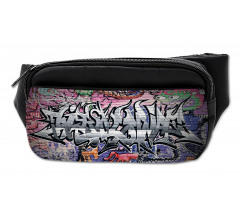 Graffiti Grunge Wall Art Bumbag