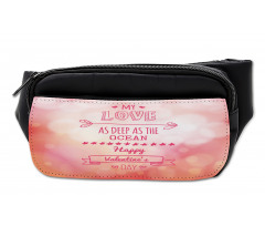 Pink Love Story Bumbag