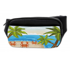 Palm Trees and Crabs Bumbag
