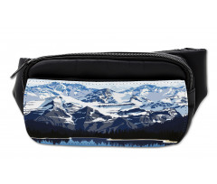 Mountain with Snow View Bumbag