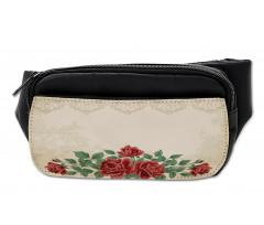 Vintage Love Red Roses Bumbag