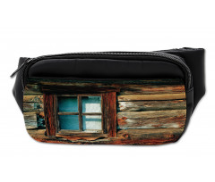 Wooden Pattern Window Bumbag