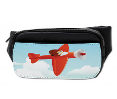 Airplane Flying Cloud Bumbag