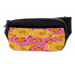 Funky Vibrant Flowers Bumbag