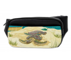 Sea Turtles Sand Boat Bumbag