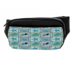 Marine Pattern Bumbag