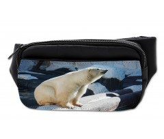 Polar Bear in Park Rocks Bumbag