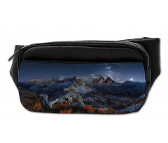 Italy Mountains Milky Way Bumbag