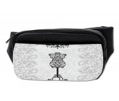 Monochrome Design Swirl Bumbag