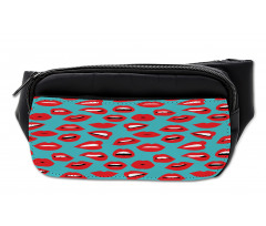 Retro Woman Red Lipstick Bumbag