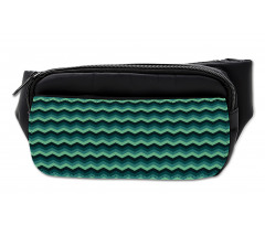 Chevron Style Geometric Bumbag