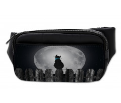 Cat Looking at the Moon Bumbag