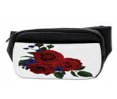 Red Bloom Gentle Florets Bumbag