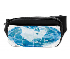 Watercolor North America Bumbag