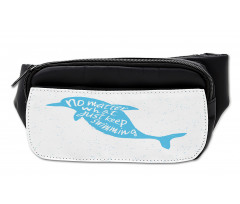 Hand Drawn Sea Mammal Bumbag