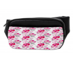 Watercolor Poppy Romance Bumbag